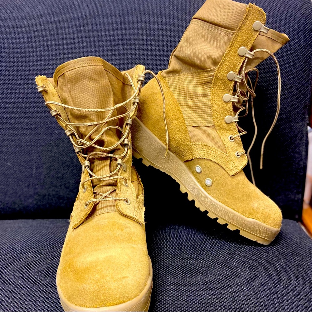 womens ARMY COYOTE combat boots